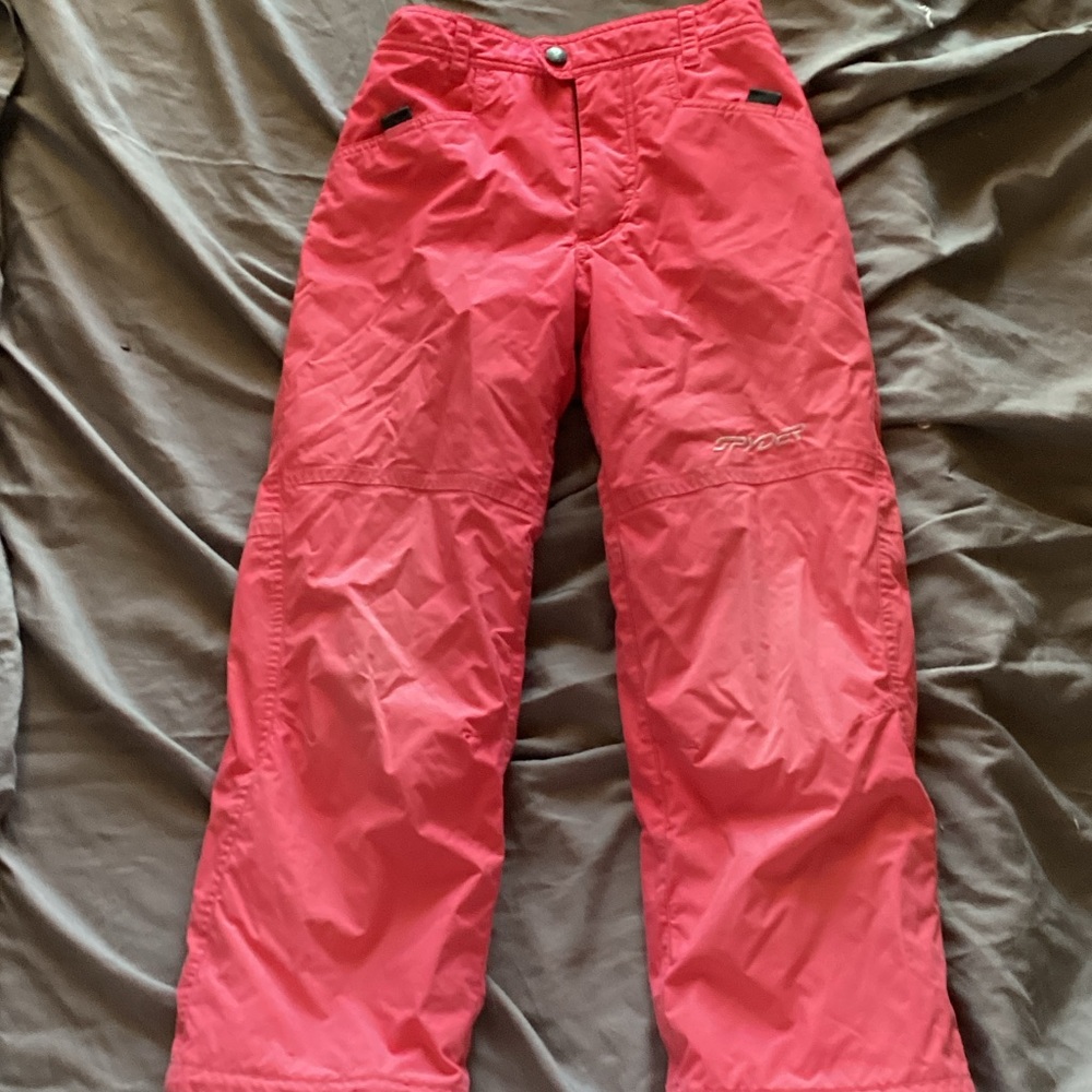 Spyder Kids Bright Pink Snow Pants